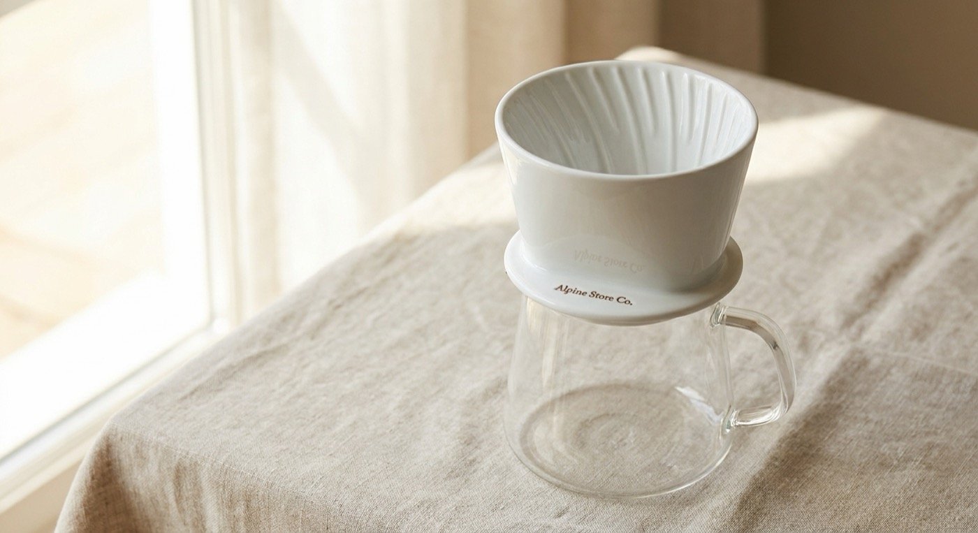 Ceramic Pour-Over Coffee Dripper