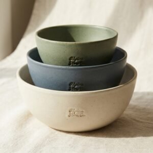 Stoneware Mixing Bowl Set